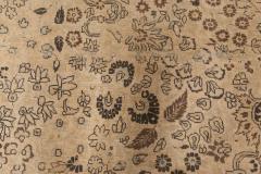 Authentic Persian Tabriz Botanic Hand Knotted Wool Rug - 2454410
