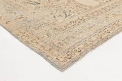 Authentic Persian Tabriz Botanic Hand Knotted Wool Rug - 2454411