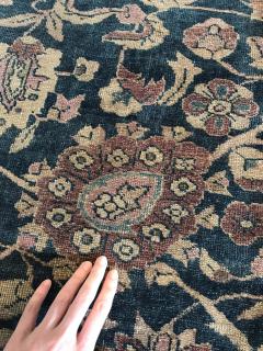 Authentic Persian Tabriz Botanic Handmade Wool Carpet - 2445522