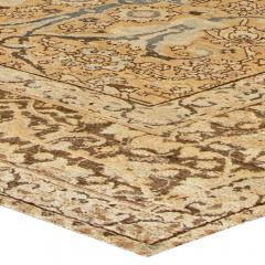 Authentic Persian Tabriz Botanic Handwoven Wool Rug - 2447744