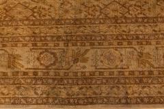 Authentic Persian Tabriz Brown Handmade Wool Rug - 2446557