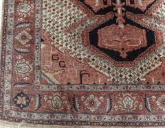 Authentic Persian Tabriz Handmade Silk Rug in Beige Blue and Red - 2442815