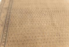 Authentic Persian Tabriz Rug in Beige Blue Brown - 2454332
