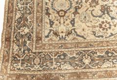 Authentic Persian Tabriz Rug in Beige Blue Brown and Gray - 2454745
