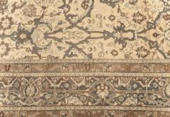 Authentic Persian Tabriz Rug in Beige Blue Brown and Gray - 2454746