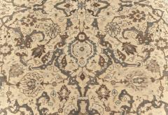 Authentic Persian Tabriz Rug in Beige Blue Brown and Gray - 2454748