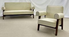 Authentic Pierre Jeanneret Upholstered Bridge Sofa Mid Century Modern Markings - 2918760