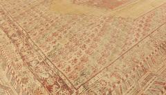 Authentic Red Handmade Turkish Ghiordes Rug from the 19th Century - 2465379