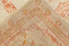 Authentic Turkish Oushak Beige Handmade Wool Rug - 2450351