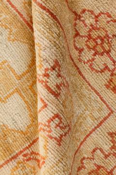 Authentic Turkish Oushak Beige Handmade Wool Rug - 2450352