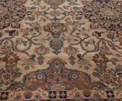 Authentic Vintage Persian Kirman Floral Handmade Wool Rug - 2443681