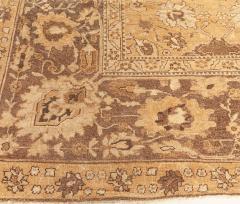Authetic Indian Amritsar Tan Brown Hand knotted Wool Rug - 2452760