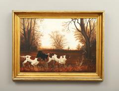 Autumn Wood with Dogs and Hunter - 3788610