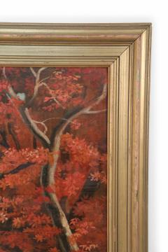 Autumnal Wooded Path Painting - 3190333