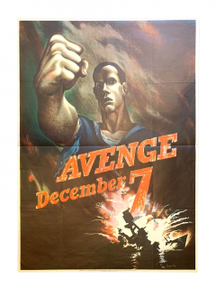 Avenge December 7 Vintage WWII Poster 1942 - 3797063