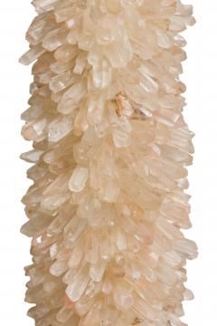 Aver Metais Brazilian Contemporary Candle Holder with Large Quartz Points - 4613293