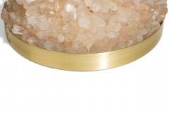 Aver Metais Brazilian Contemporary Candle Holder with Large Quartz Points - 4613296