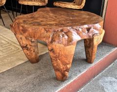 Awesome Tree trunk sturdy solid organic brutalist coffee table - 2667123