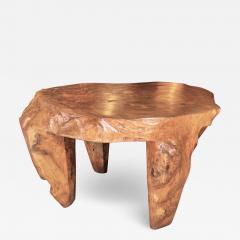 Awesome Tree trunk sturdy solid organic brutalist coffee table - 2671316