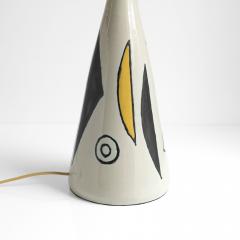 Axel Br el AXEL BRUEL SCANDINAVIAN MODERN CERAMIC LAMP DENMARK 1950s - 2440775