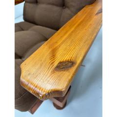 Axel Einar Hjorth 1970 s Danish Pine Lounge Chairs Set of 2 - 3313127
