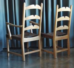 Axel Einar Hjorth Dining Set in Cerused Oak by Axel Einar Hjorth circa 1940 - 1020799