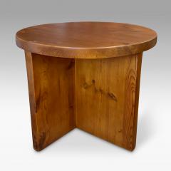 Axel Einar Hjorth Exceptional and Rare Asymmetrically Based Table in Pine Axel Einar Hjorth - 2336810