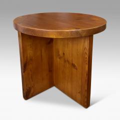 Axel Einar Hjorth Exceptional and Rare Asymmetrically Based Table in Pine Axel Einar Hjorth - 2336814