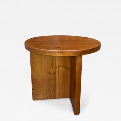 Axel Einar Hjorth Exceptional and Rare Asymmetrically Based Table in Pine Axel Einar Hjorth - 2337269