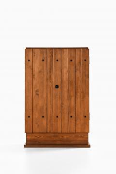 Axel Einar Hjorth Lov Cabinet in Iron Pine and Wrought Iron by Axel Einar Hjorth 1930s - 4565052