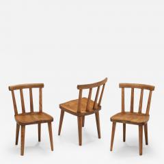 Axel Einar Hjorth Set of 3 Ut Chairs by Axel Einar Hjorth for Nordiska Kompaniet Sweden 1930s - 3244263