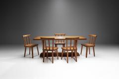 Axel Einar Hjorth Six Axel Einar Hjorth Ut Dining Chairs with Lov Table Sweden 1930s - 2068702