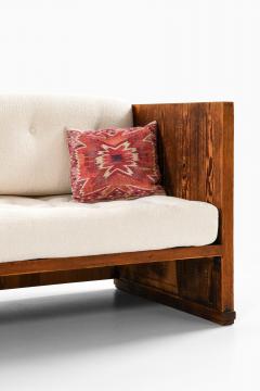 Axel Einar Hjorth Sofa in Pine and Boucl Attributed to Axel Einar Hjorth 1930s - 4443279