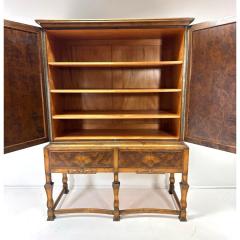 Axel Einar Hjorth Swedish Art Deco Cabinet in Stained Birch Axel Einar Hjorth Style 1920s - 4505950