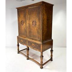 Axel Einar Hjorth Swedish Art Deco Cabinet in Stained Birch Axel Einar Hjorth Style 1920s - 4505951