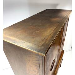 Axel Einar Hjorth Swedish Art Deco Cabinet in Stained Birch Axel Einar Hjorth Style 1920s - 4505956