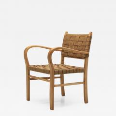 Axel Larsson Axel Larsson Twisted Cord Armchair for SMF Bodafors Sweden 1930s - 2371332