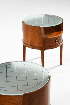 Axel Larsson Pair of Bedside Tables Side Tables in Mahogany by Axel Larsson 1940s - 4399711