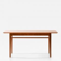 Axel Larsson Scandinavian Modern Desk in Brass and Teak by Axel Larsson 1959 - 4699521