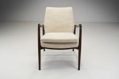 Axel Larsson Swedish Modern Upholstered Armchair by Axel Larsson attr Sweden ca 1950s - 2923208