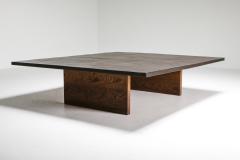 Axel Vervoordt Axel Vervoordt Wenge and Bamboo Coffee Table 1980s - 1691735