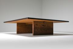 Axel Vervoordt Axel Vervoordt Wenge and Bamboo Coffee Table 1980s - 1691737