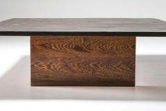 Axel Vervoordt Axel Vervoordt Wenge and Bamboo Coffee Table 1980s - 1691741