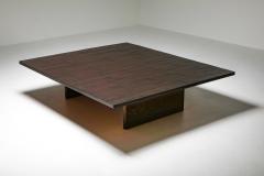 Axel Vervoordt Axel Vervoordt Wenge and Bamboo Coffee Table 1980s - 1691742