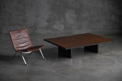 Axel Vervoordt Bamboo Slat Top Coffee Table by Axel Vervoordt Belgium 1980s - 4342288