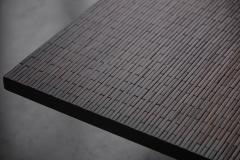 Axel Vervoordt Bamboo Slat Top Coffee Table by Axel Vervoordt Belgium 1980s - 4342289