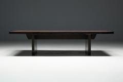 Axel Vervoordt Bamboo Slat Top Coffee Table by Axel Vervoordt Belgium 1980s - 4342298