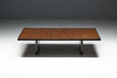 Axel Vervoordt Bamboo Slat Top Coffee Table by Axel Vervoordt Belgium 1980s - 4342300