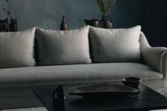 Axel Vervoordt Linen Sofa by Axel Vervoordt Belgium 21st Century - 4147166