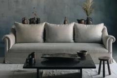 Axel Vervoordt Linen Sofa by Axel Vervoordt Belgium 21st Century - 4147168